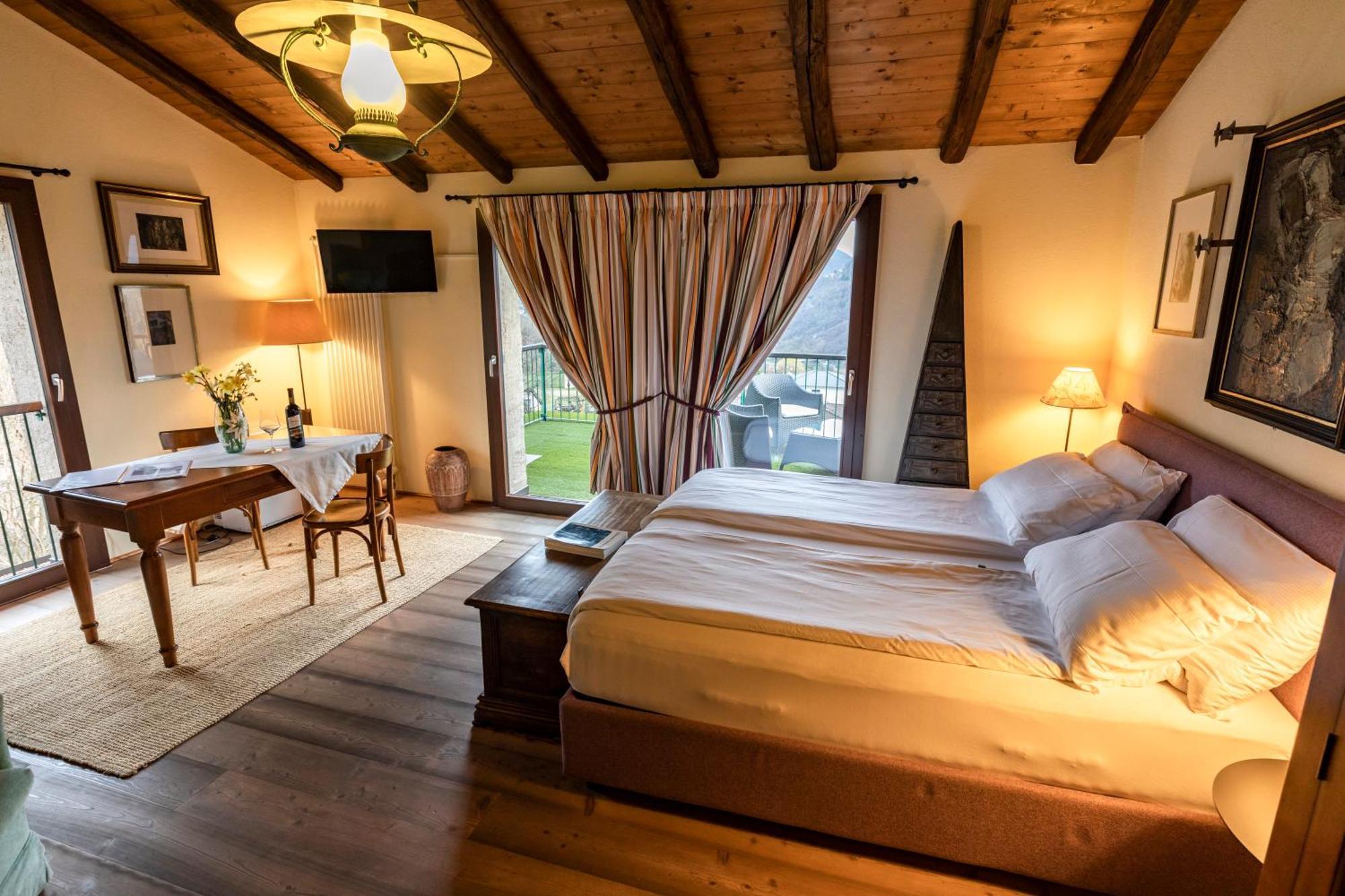 Wine & Art Relais Vallombrosa Bed & Breakfast Lugano Room photo